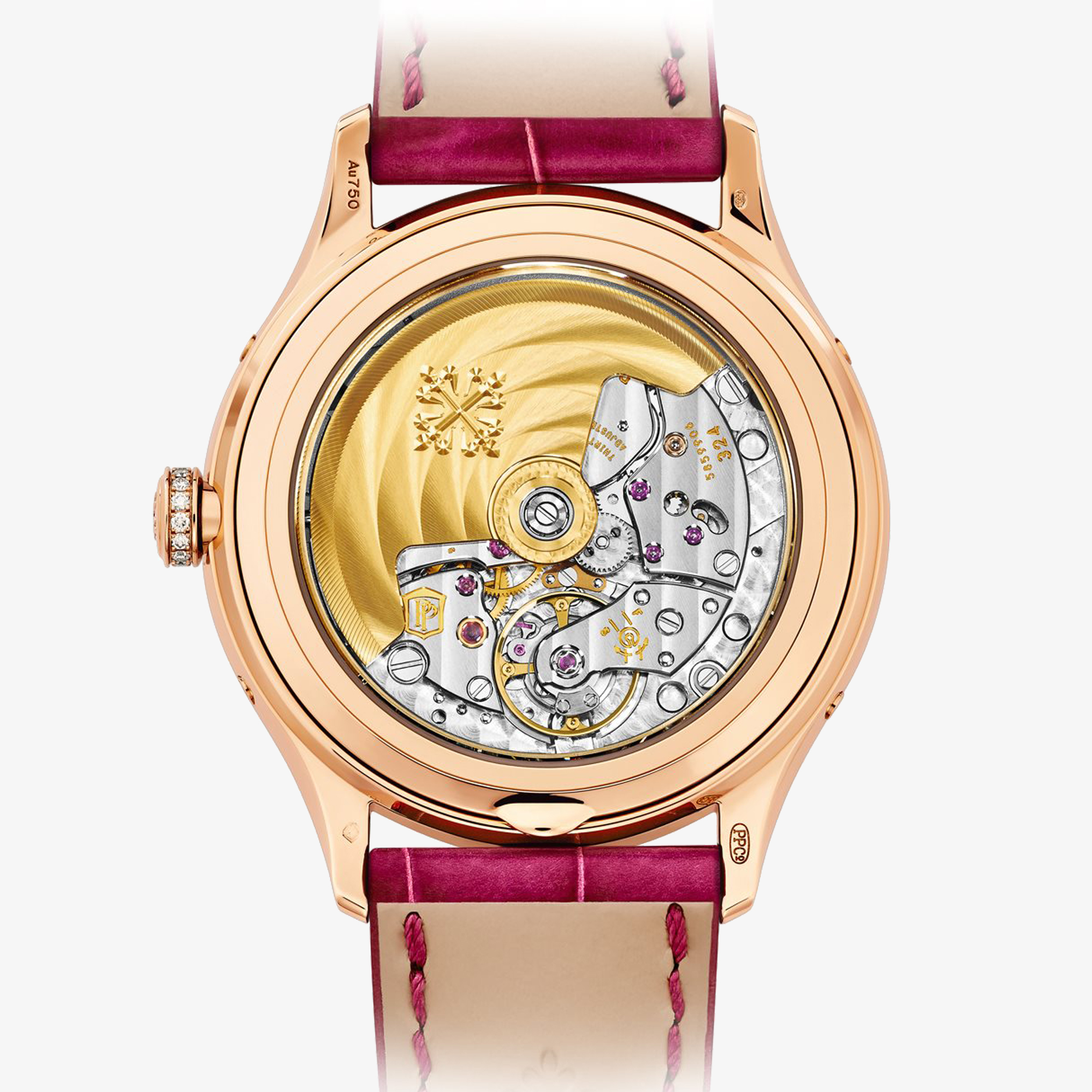 PATEK PHILIPPE COMPLICATIONS ANNUAL CALENDΑR WITH DIAMONDS