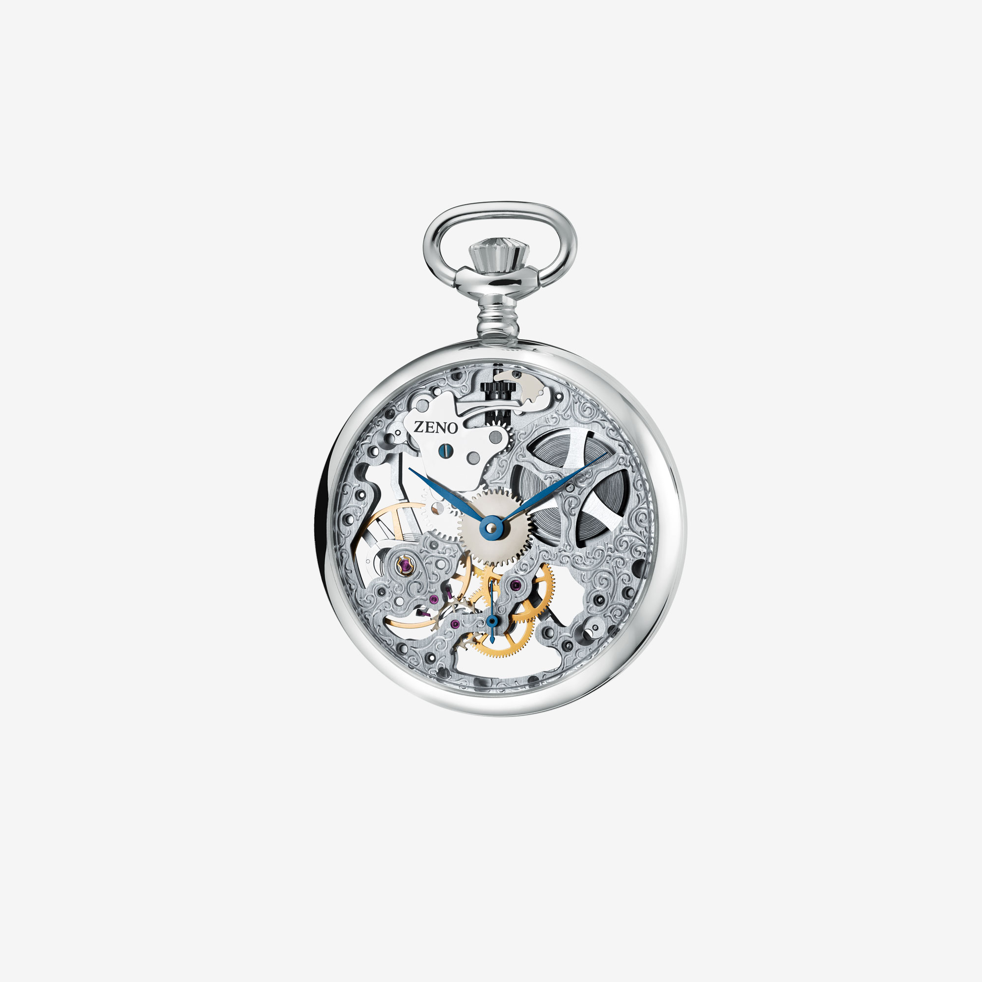 ZENO-WATCH BASEL,Pocket Watch Lepine – skeleton