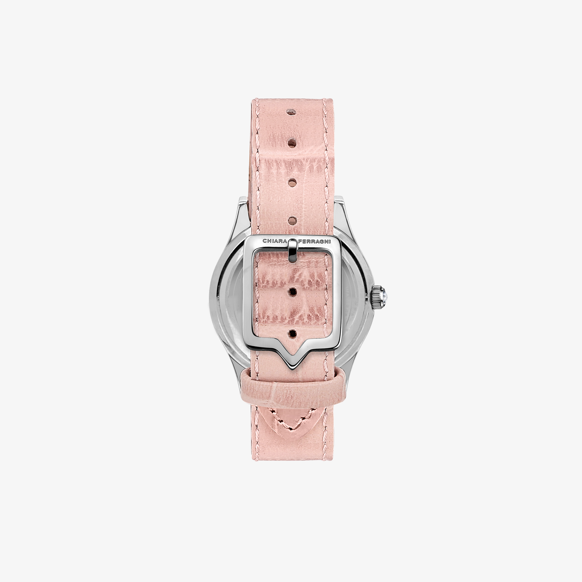 CHIARA FERRAGNI CONTEPORARY WATCH WITH PINK LEATHER STRAP