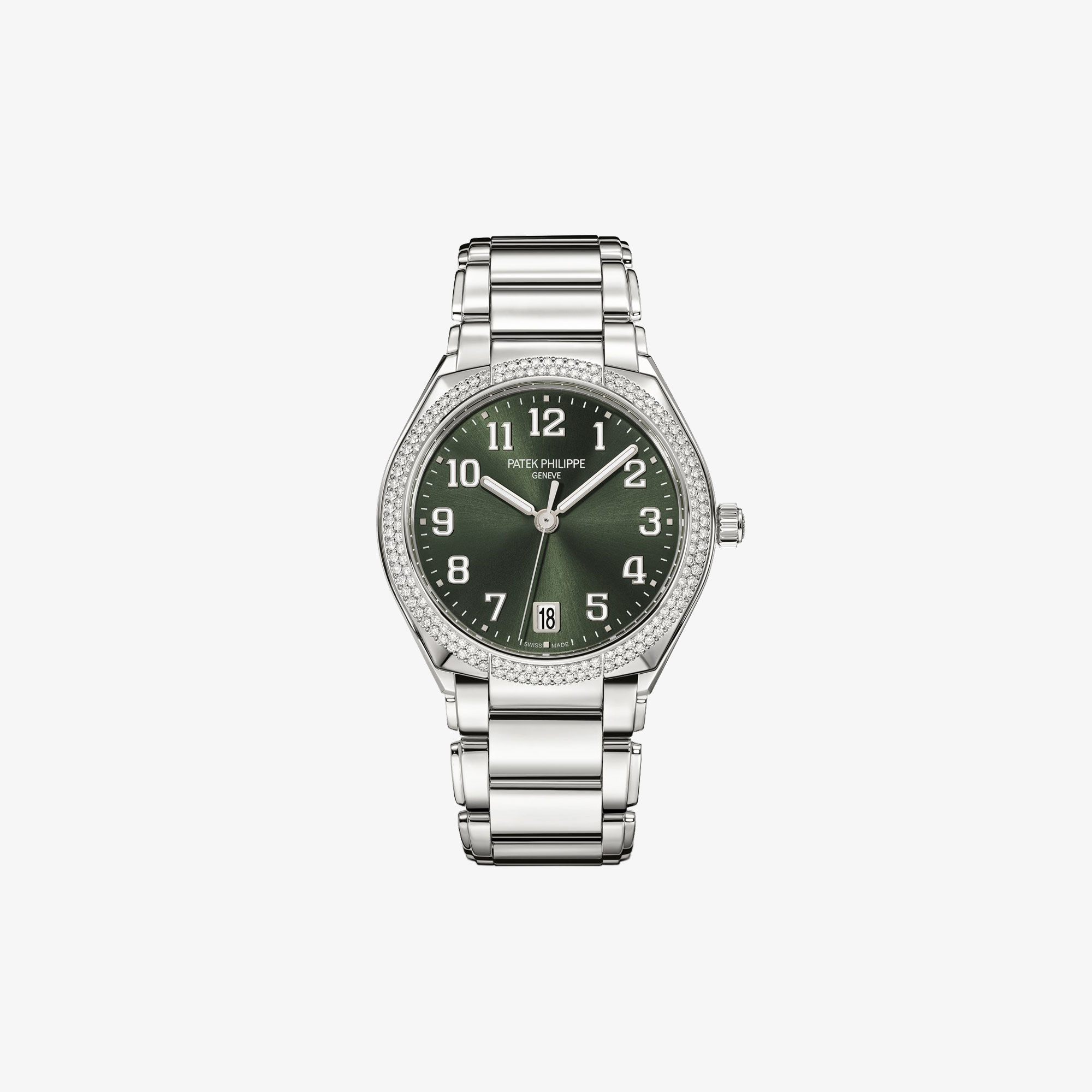 PATEK PHLIPPE TWENTY~4 AUTOMATIC WITH DIAL IN OLIVE-GREEN