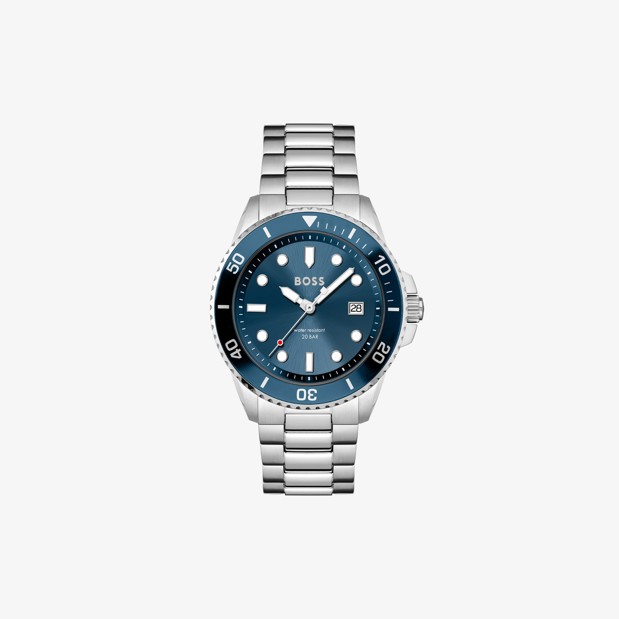 HUGO BOSS ACE WATCH WITH BLUE DIAL