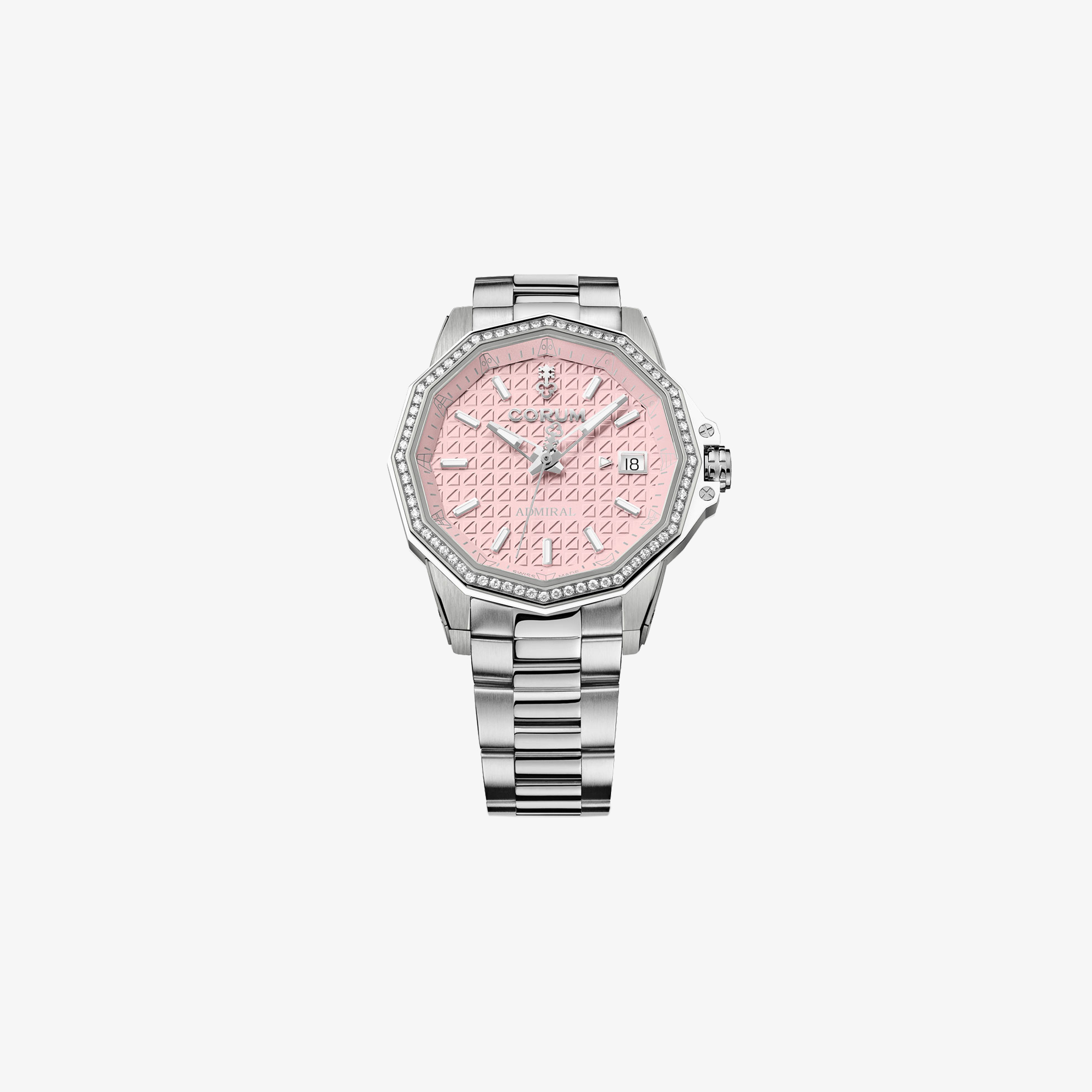 CORUM ADMIRAL 38MM AUTOMATIC WITH PINK DIAL