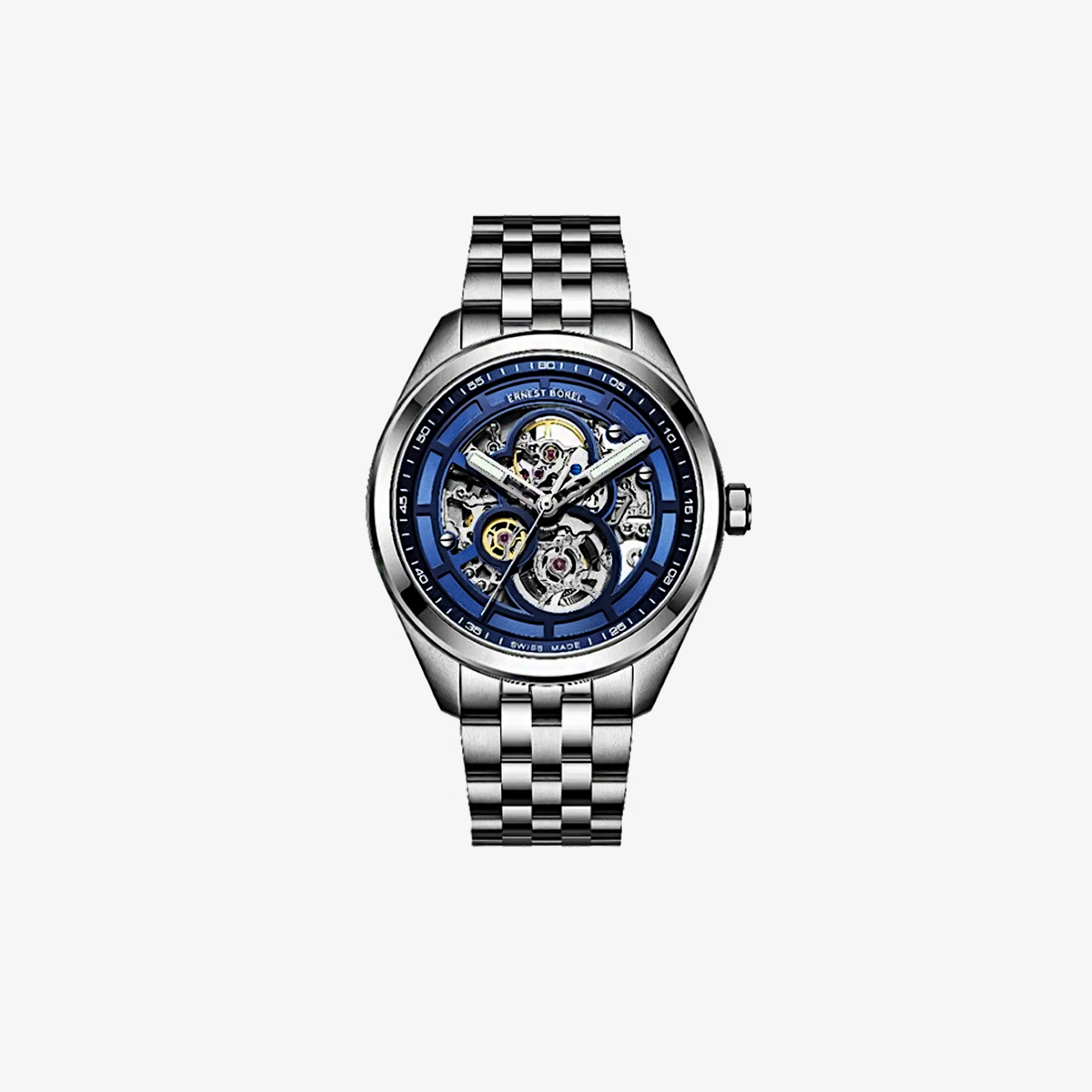 ERNEST BOREL GRANDEUR WATCH WITH BLUE DIAL