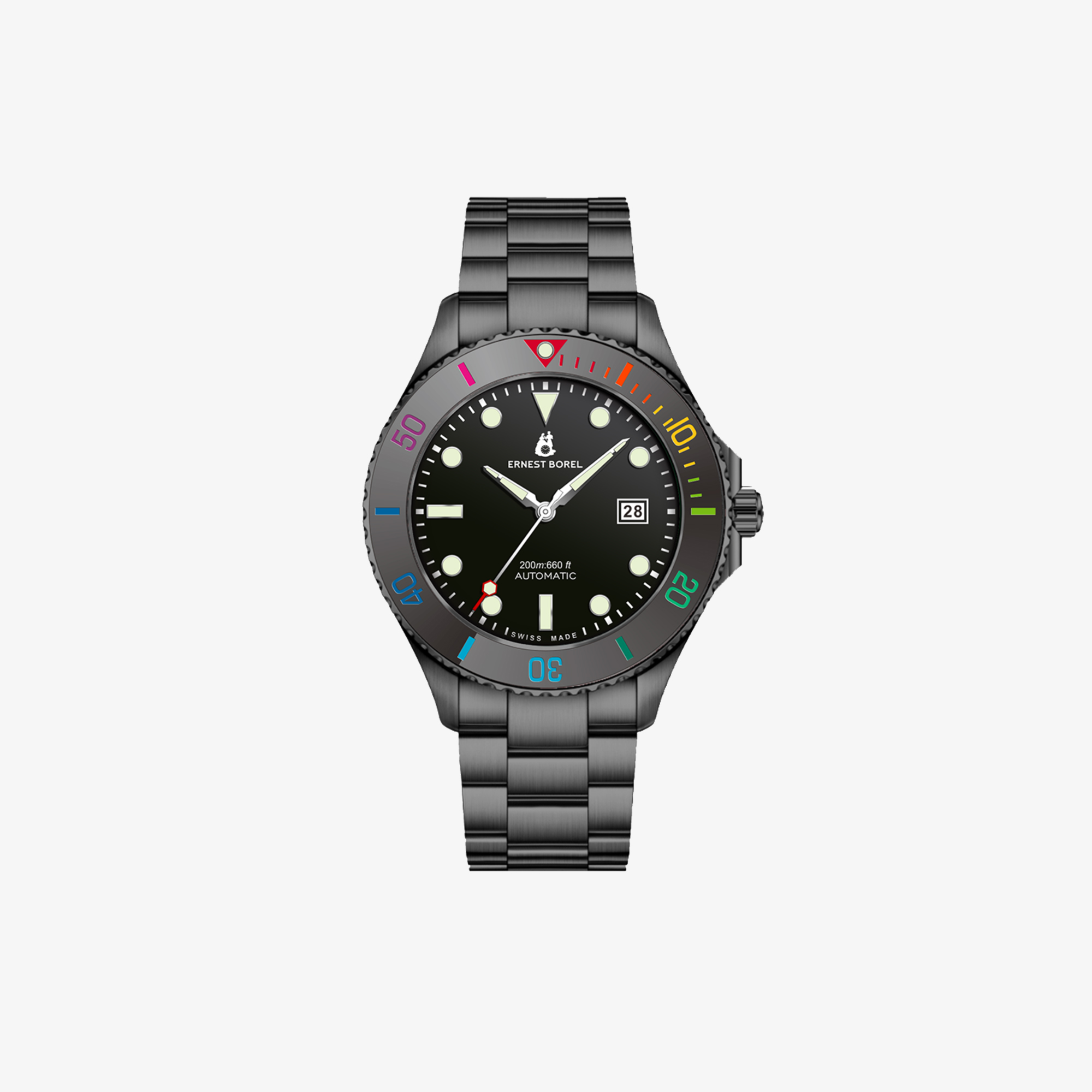 TOTAL BLACK ERNEST BOREL SAGE WATCH