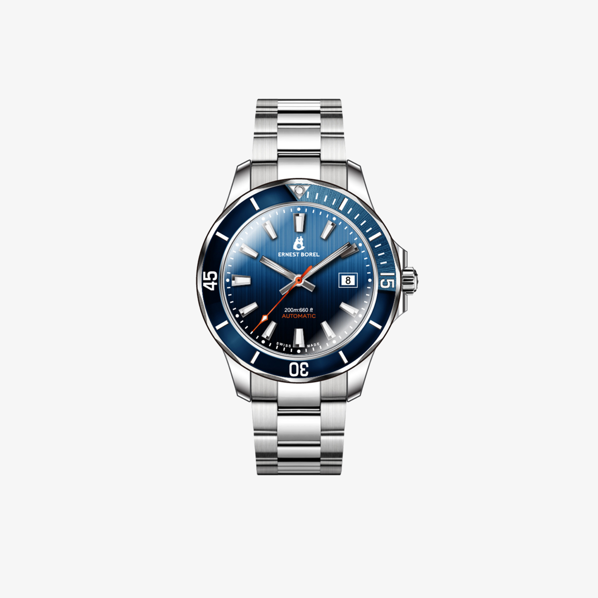 ERNEST BOREL SAGE WATCH WITH BLUE DIAL