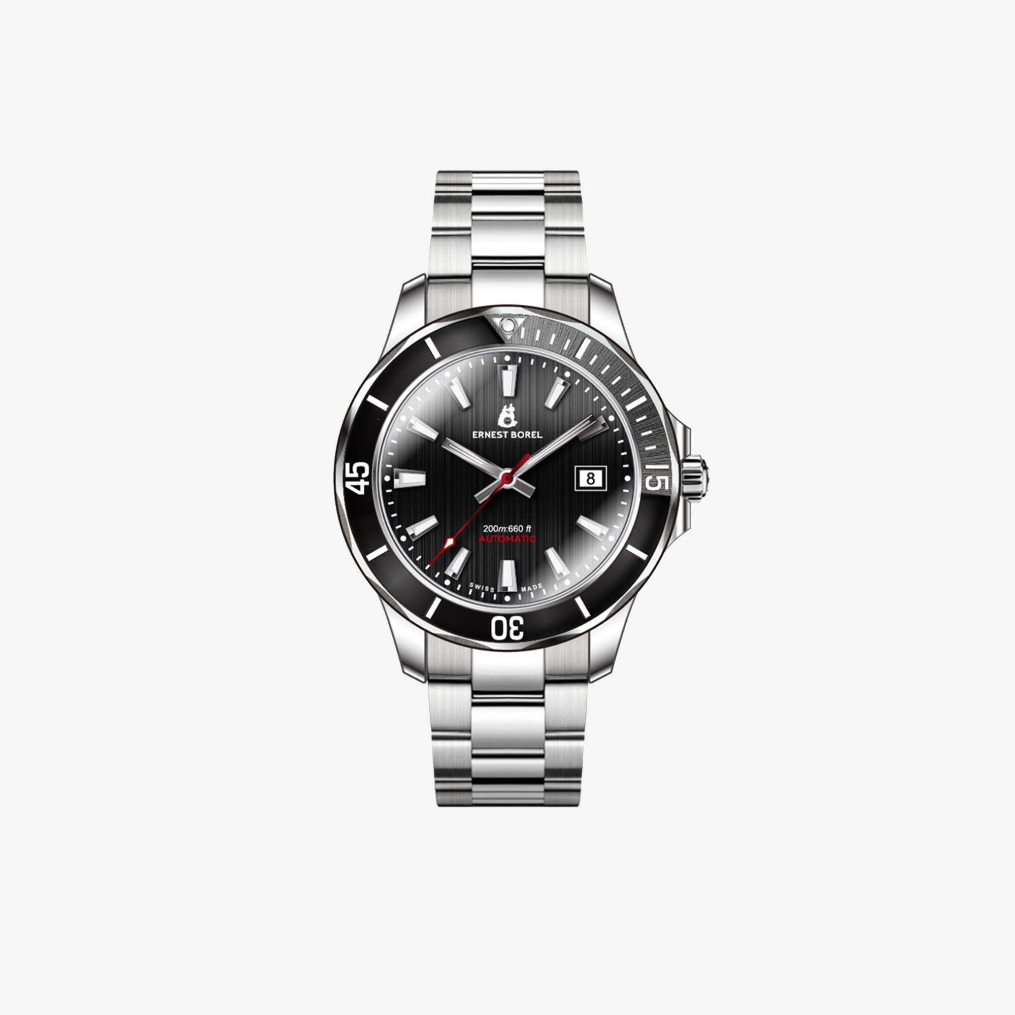 ERNEST BOREL SAGE WATCH WITH BLACK DIAL